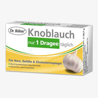 KNOBLAUCH NUR 1 Dragee täglich Dr.Böhm
