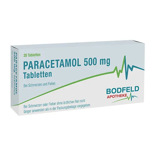 PARACETAMOL 500 mg Tabletten Bodfeld Apotheke