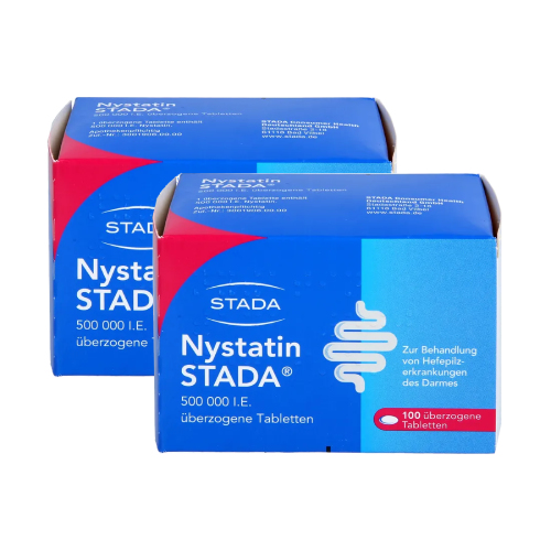 NYSTATIN STADA 500.000 I.E. überzogene Tab. Set (2x 100St)