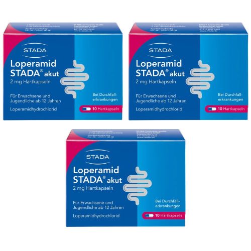LOPERAMID STADA akut 2 mg Hartkapseln (3x 10St)