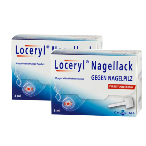 LOCERYL Nagellack gegen Nagelpilz DIREKT-Applikat. Set (2x3ml)