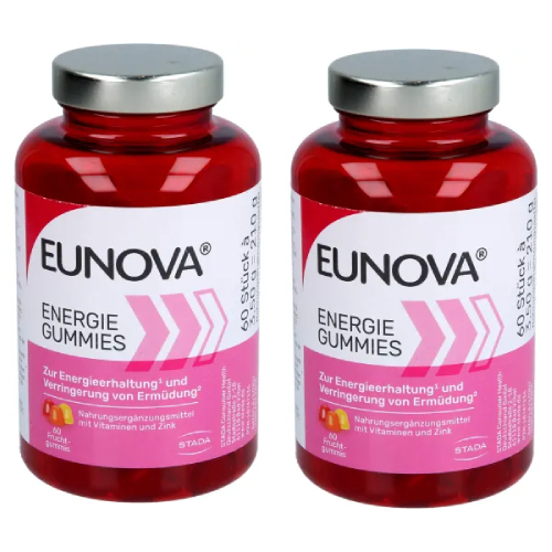 EUNOVA Energie Gummies Doppelpackung (2x60St)