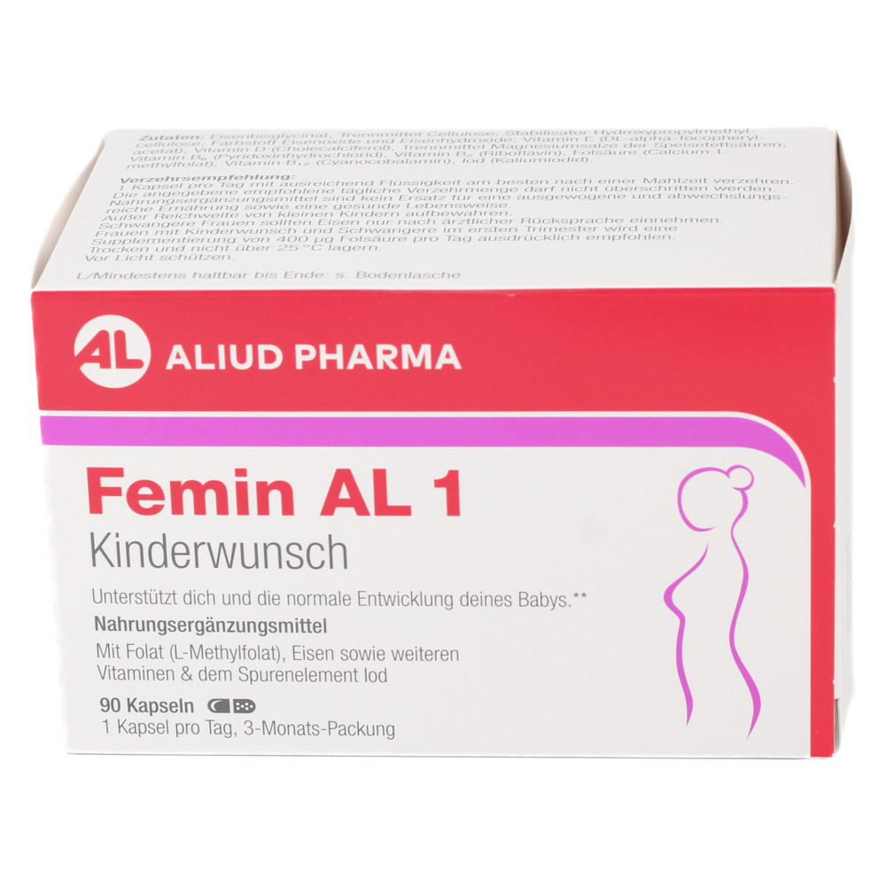 FEMIN AL 1 Kinderwunsch Hartkapseln (2x90 St)