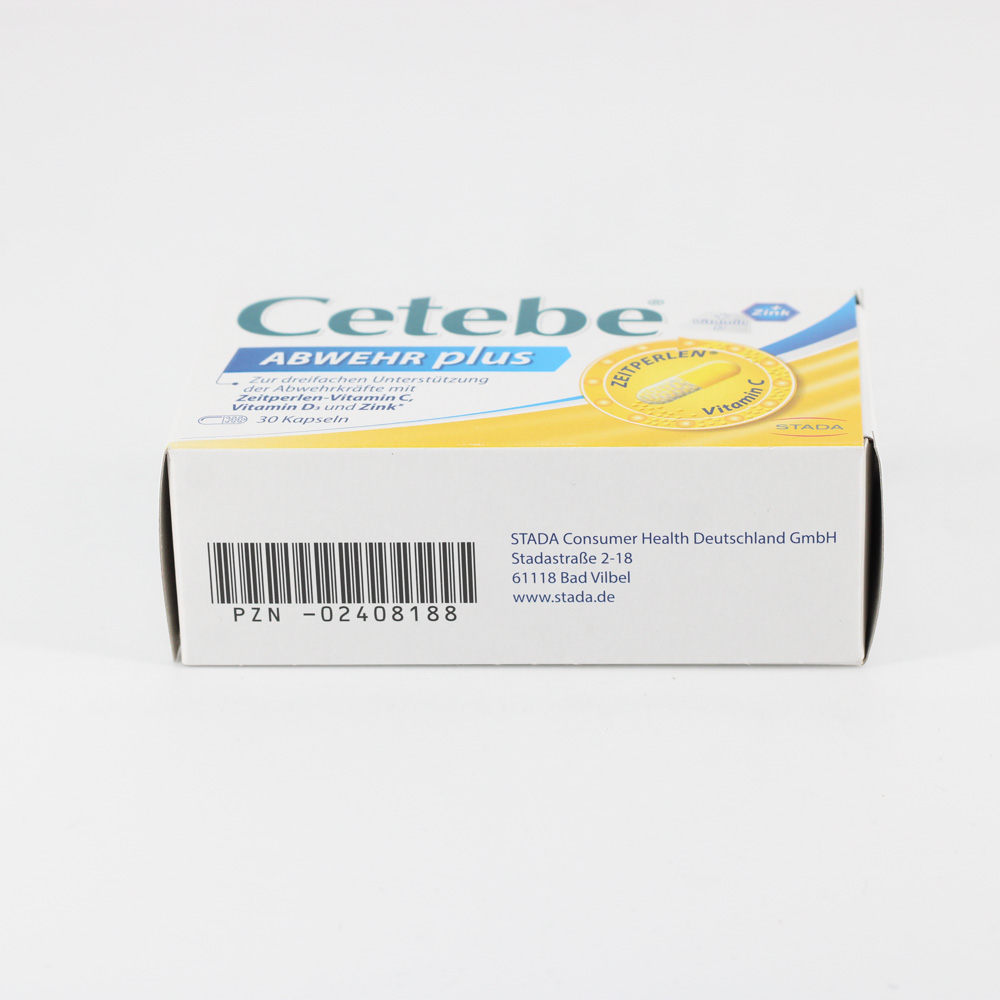CETEBE ABWEHR plus Vitamin C+Vitamin D3+Zink Kaps.