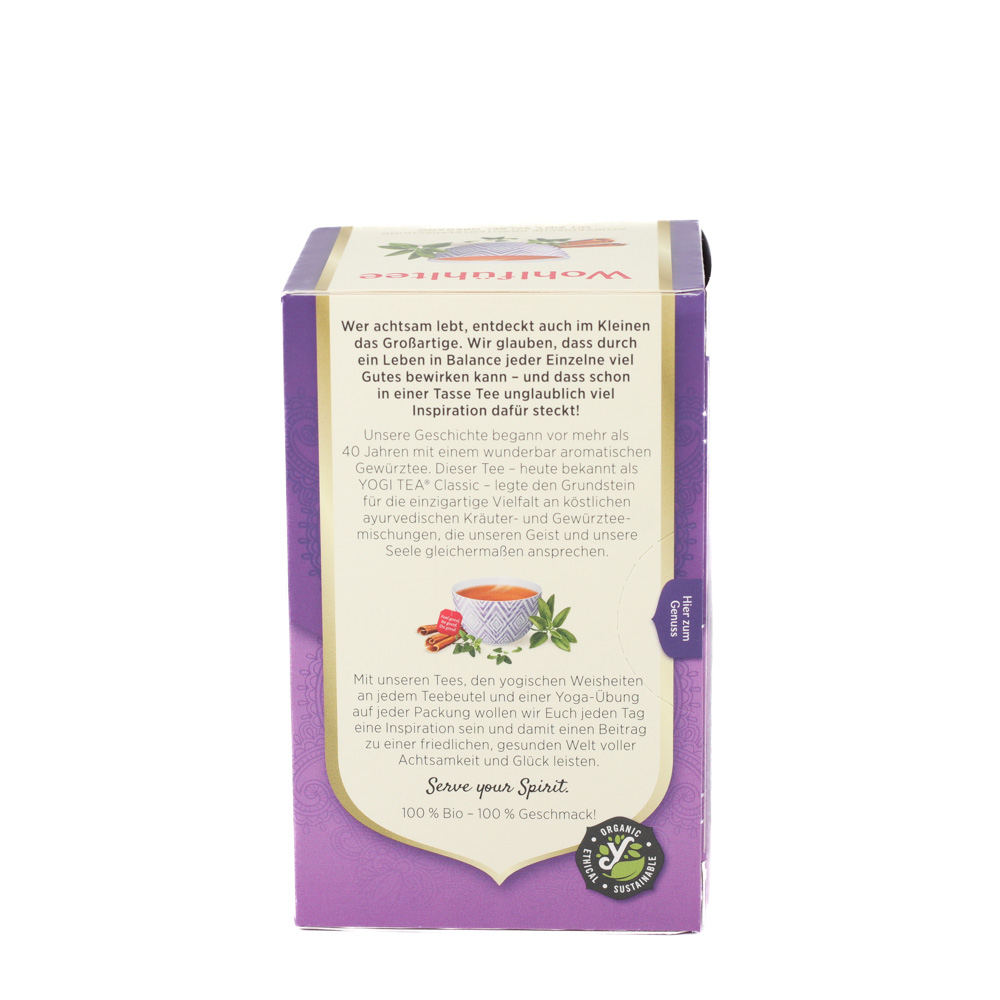 YOGI TEA Wohlfühl Tee Bio Filterbeutel