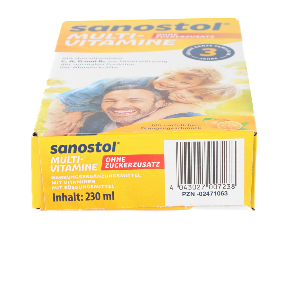 SANOSTOL ohne Zuckerzusatz Saft