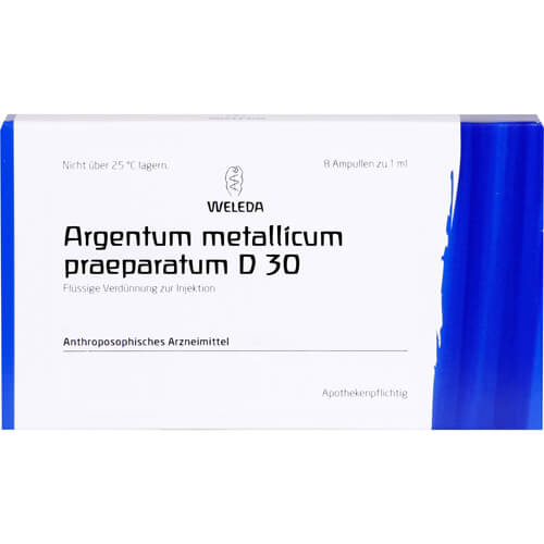 ARGENTUM METALLICUM praeparatum D 30 Ampullen