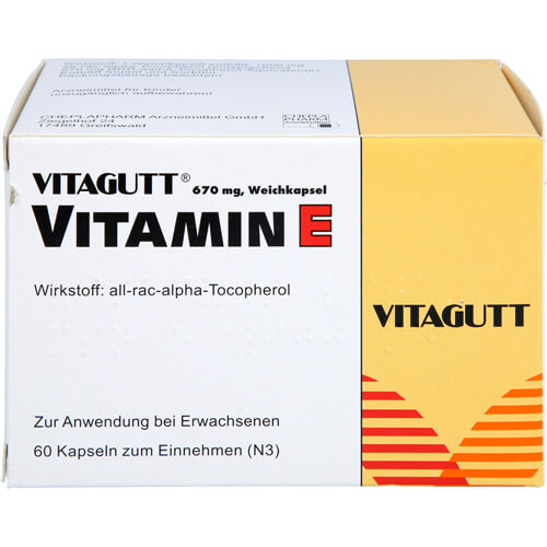 VITAGUTT Vitamin E 1000 Weichkapseln