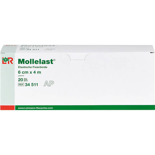 MOLLELAST Binden 6 cmx4 m weiß