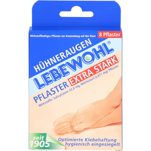 LEBEWOHL Hühneraugen Pflaster extra stark einges.