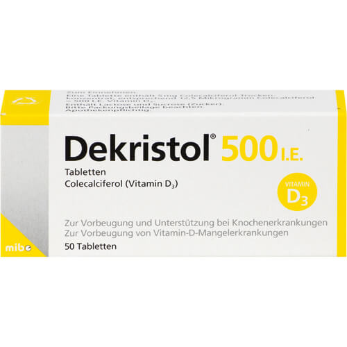 DEKRISTOL 500 I.E. Tabletten