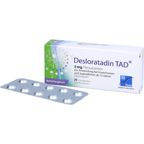 DESLORATADIN TAD 5 mg Filmtabletten