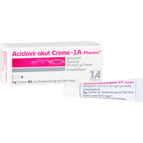 ACICLOVIR akut Creme-1A Pharma