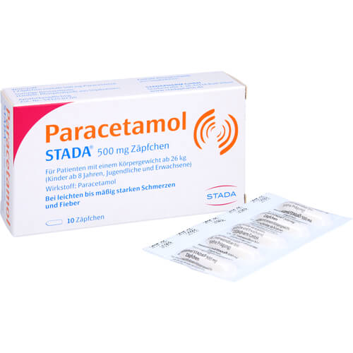 PARACETAMOL STADA 500 mg Zäpfchen