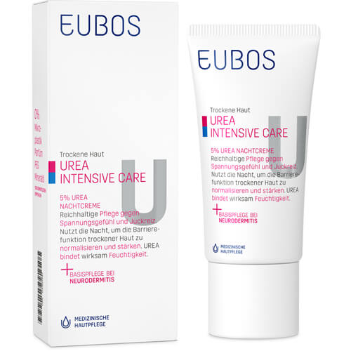 EUBOS TROCKENE Haut Urea 5% Nachtcreme