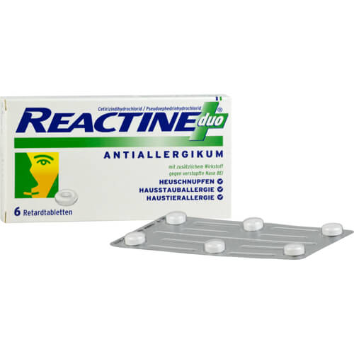 REACTINE duo Retardtabletten