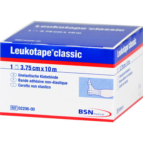 LEUKOTAPE Classic 3,75 cmx10 m weiß
