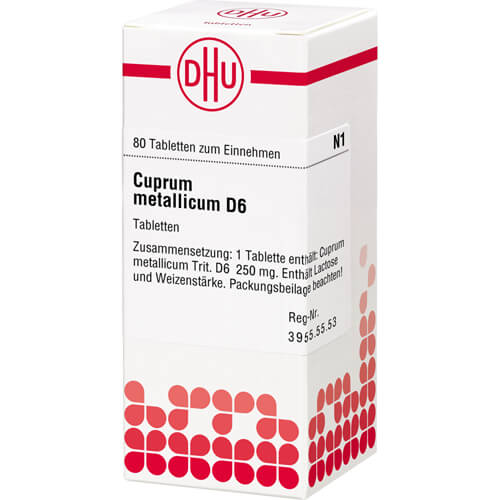 CUPRUM METALLICUM D 6 Tabletten