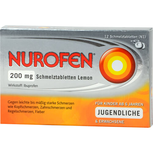 NUROFEN 200 mg Schmelztabletten Lemon