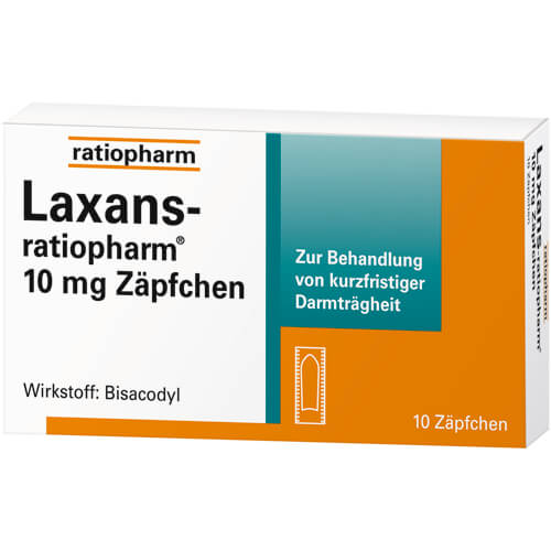 LAXANS-ratiopharm 10 mg Zäpfchen