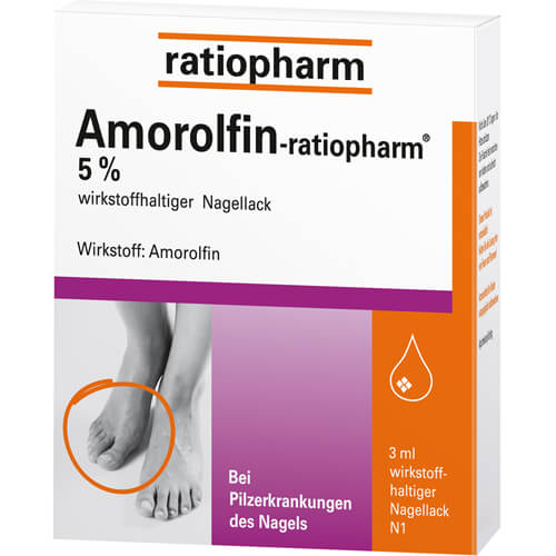 AMOROLFIN-ratiopharm 5% wirkstoffhalt.Nagellack