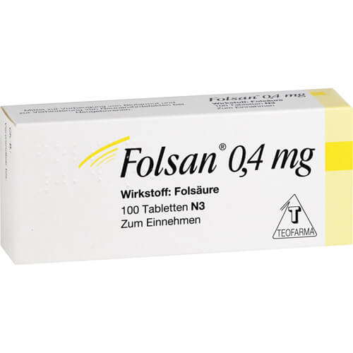 FOLSAN 0,4 mg Tabletten