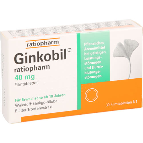 GINKOBIL-ratiopharm 40 mg Filmtabletten
