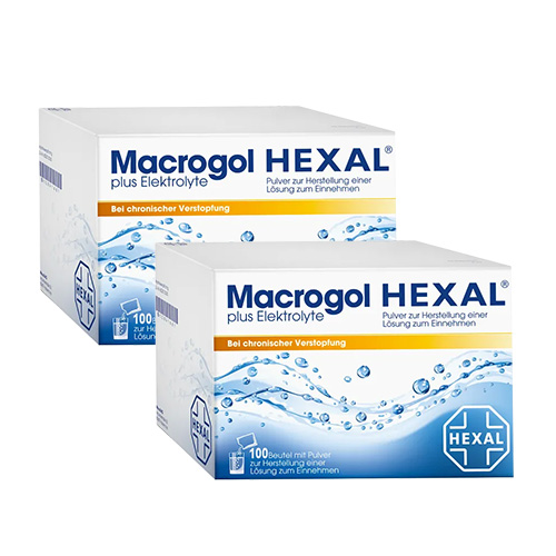 Macrogol HEXAL® plus Elektrolyte Set (2x 100St)