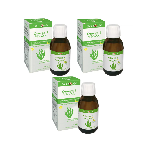 NORSAN Omega-3 vegan flüssig (3x100ml)