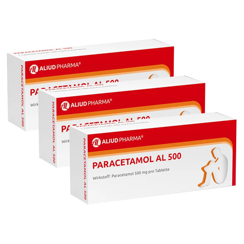 Paracetamol AL 500 bei akuten Schmerzen und Fieber (3x20 St)