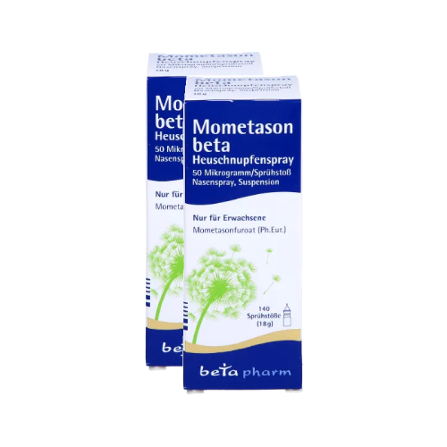 MOMETASON beta Heuschnupfenspray 50μg/Sp.140 Sp.St (2x18g)