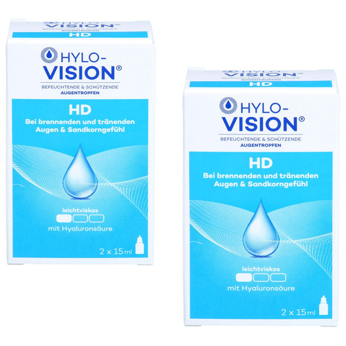 HYLO-VISION HD Augentropfen Doppelpackung