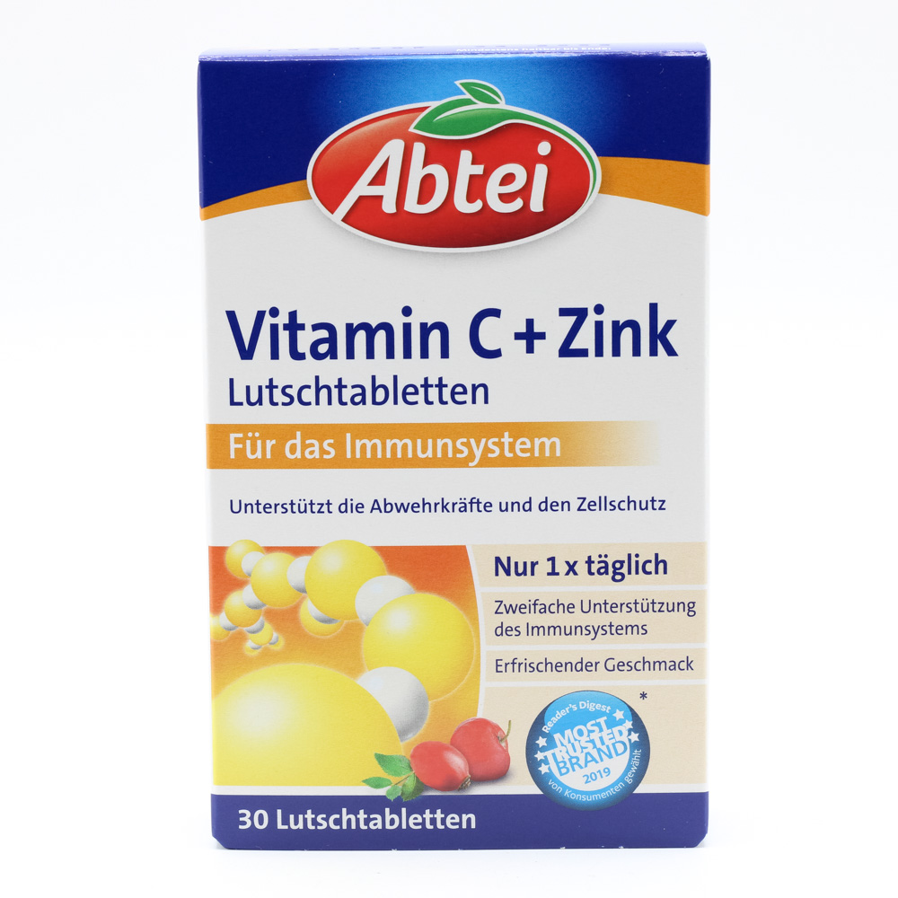 ABTEI Vitamin C plus Zink Lutschtabletten