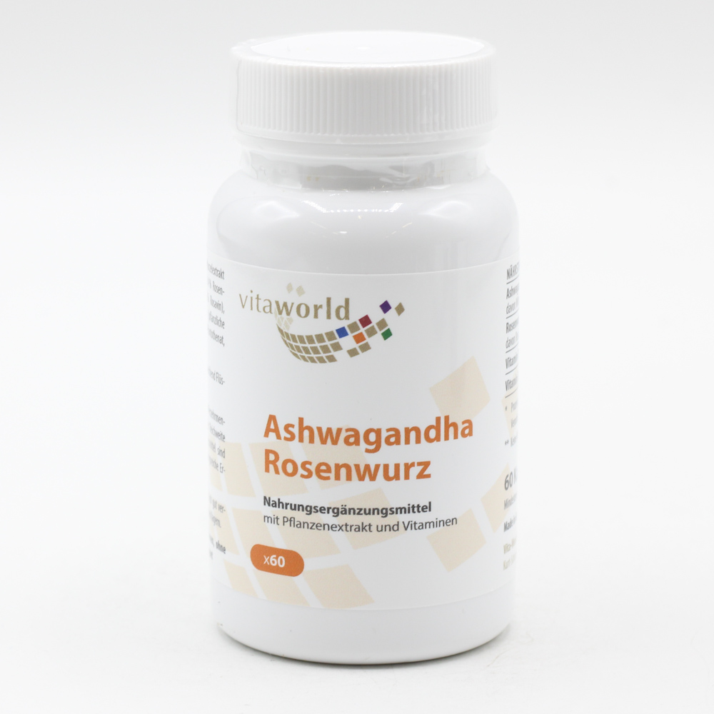 ASHWAGANDHA ROSENWURZ Komplex Kapseln