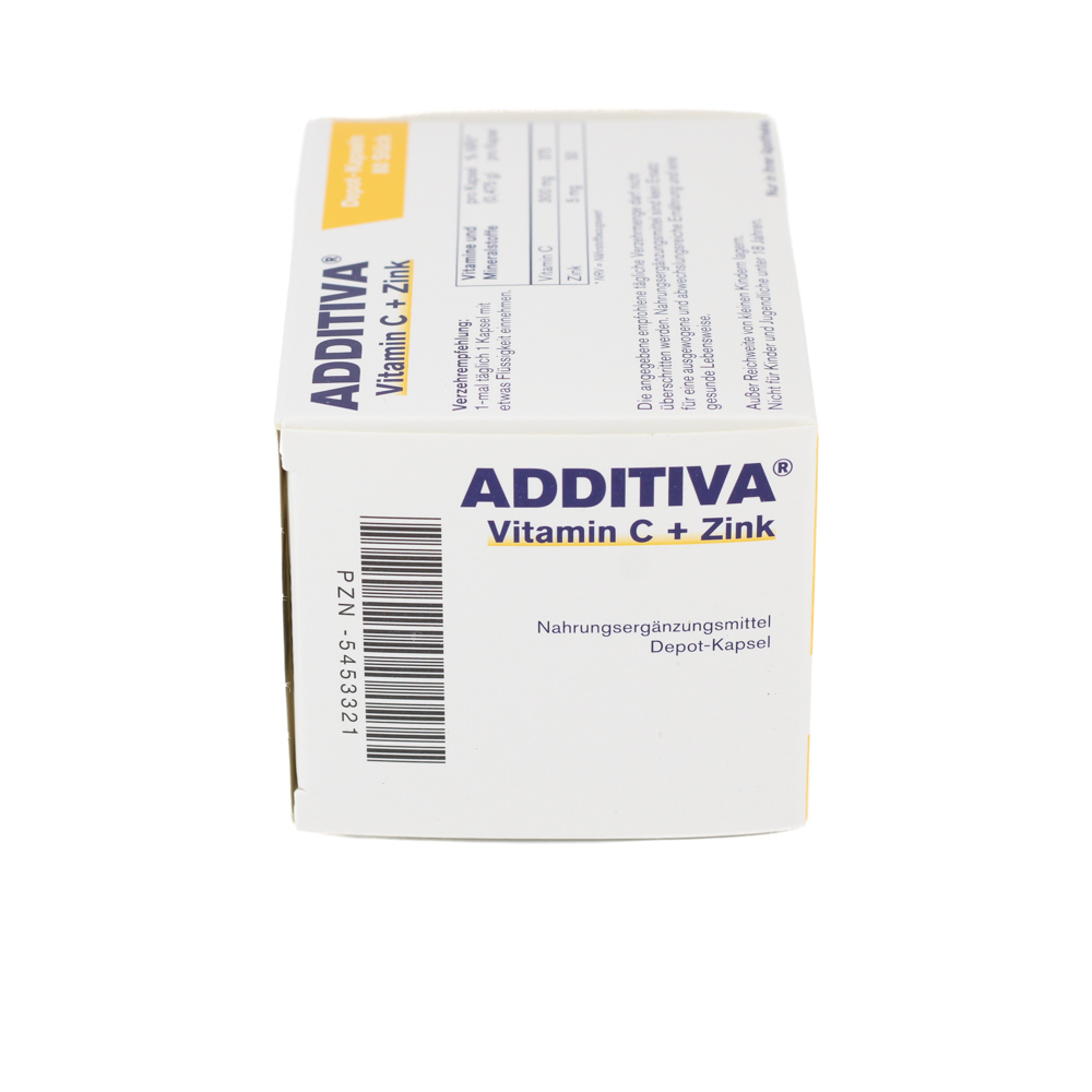 ADDITIVA Vitamin C+Zink Depotkaps.Aktionspackung