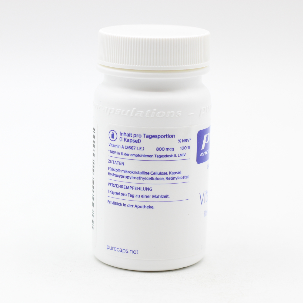 PURE ENCAPSULATIONS Vitamin A Retinylacetat Kaps.