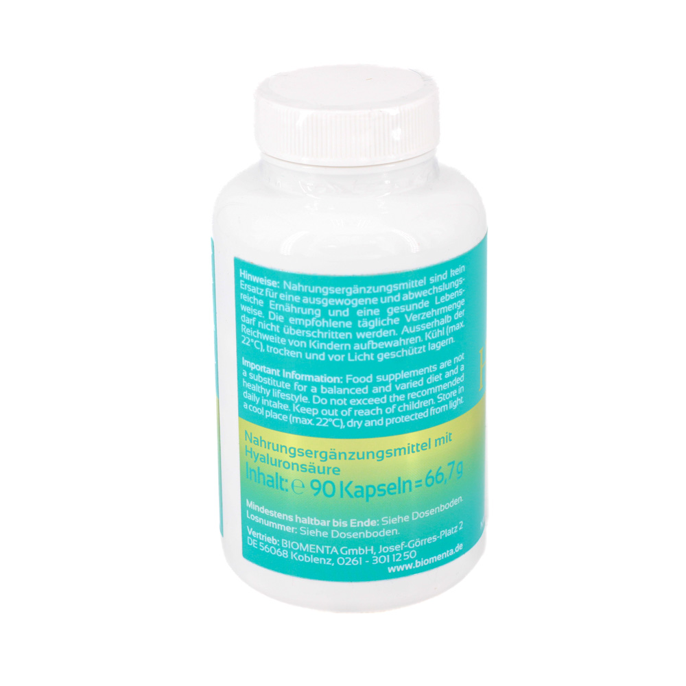 BIOMENTA Hyaluron 550 mg vegan Kapseln