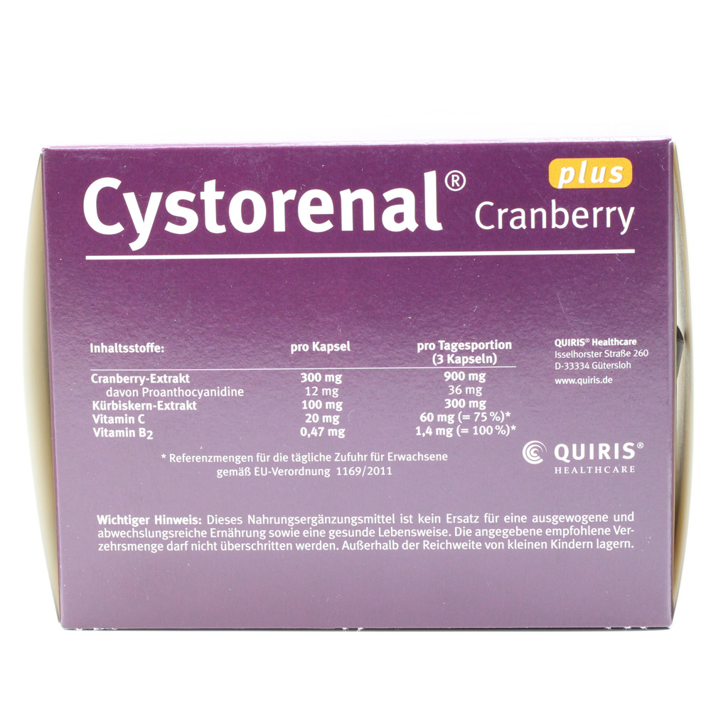CYSTORENAL Cranberry plus Kapseln