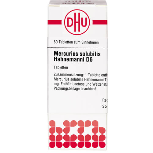 MERCURIUS SOLUBILIS Hahnemanni D 6 Tabletten