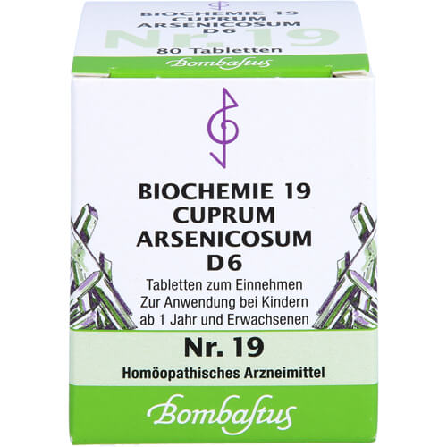 BIOCHEMIE 19 Cuprum arsenicosum D 6 Tabletten