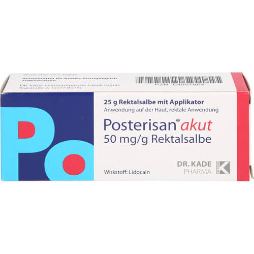 POSTERISAN akut 50 mg/g Rektalsalbe