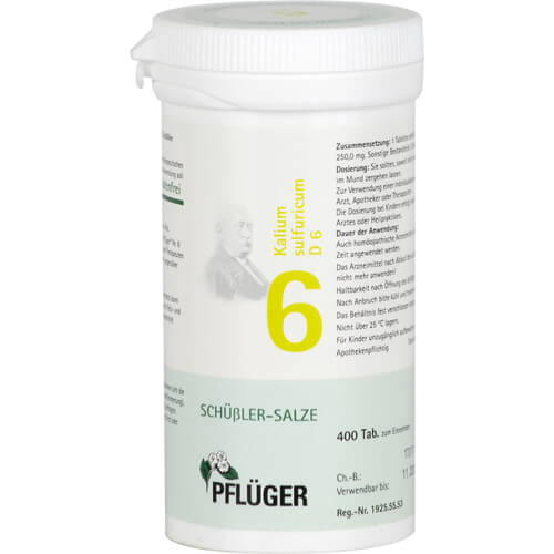 BIOCHEMIE Pflüger 6 Kalium sulfuricum D 6 Tabl.