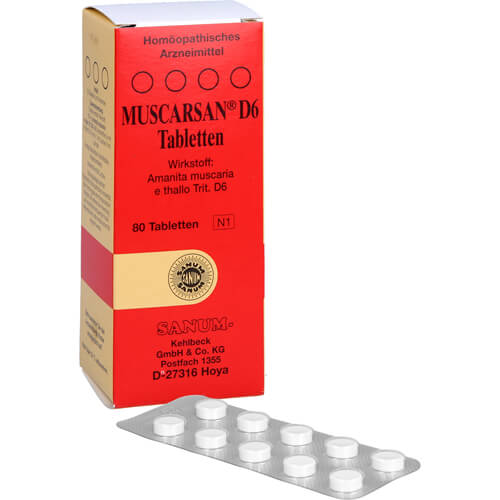 MUSCARSAN D 6 Tabletten