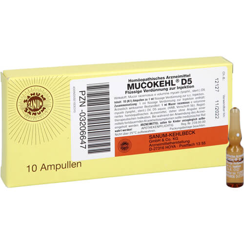 MUCOKEHL D 5 Ampullen