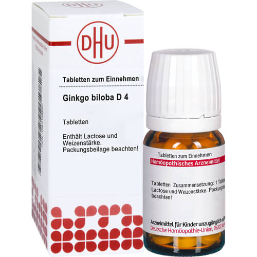 GINKGO BILOBA D 4 Tabletten