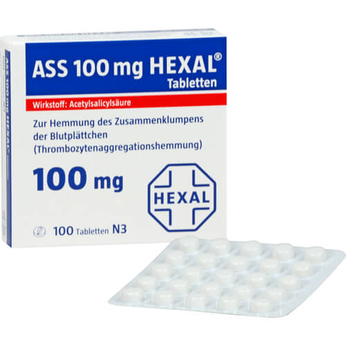 ASS 100 mg HEXAL Tabletten