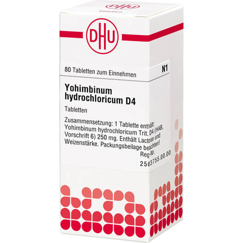 YOHIMBINUM HYDROCHLORICUM D 4 Tabletten