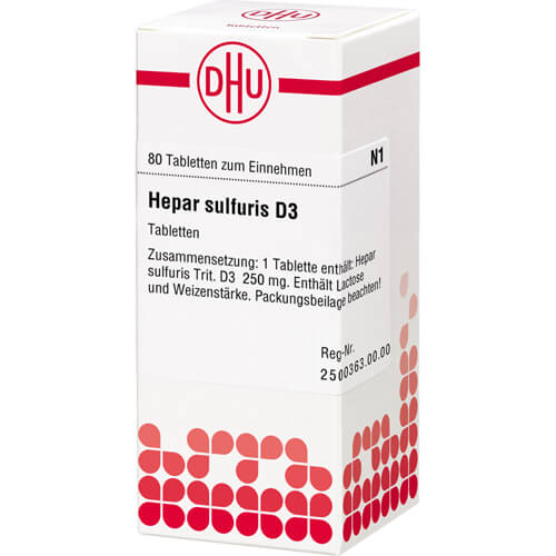 HEPAR SULFURIS D 3 Tabletten