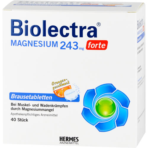 BIOLECTRA Magnesium 243 mg forte Orange Brausetab.