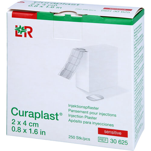 CURAPLAST Inj.-Pflaster sensitiv 2x4 cm
